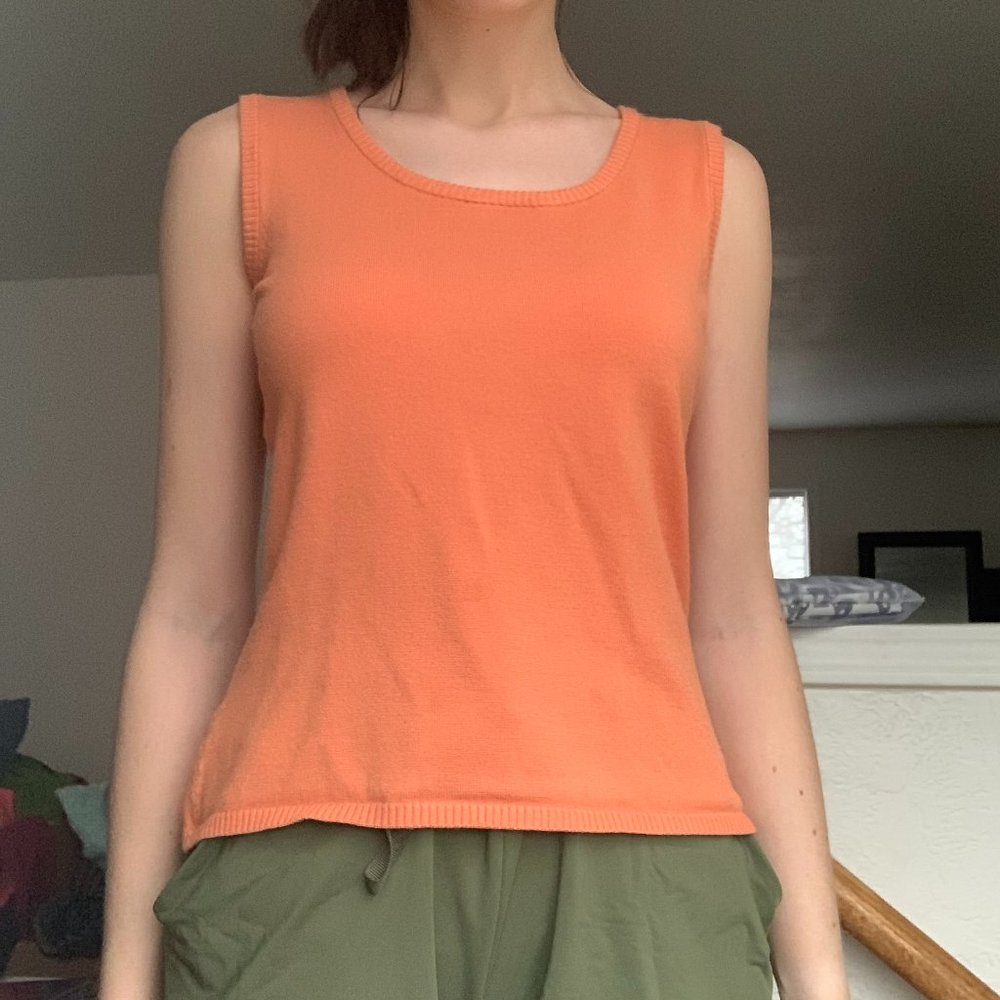Orange Sweater Vest